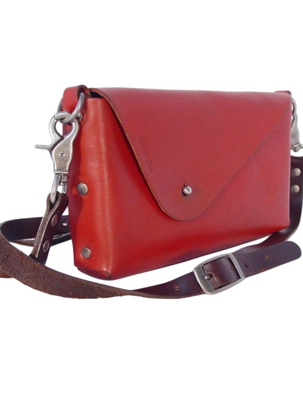 DEAN ACCESSORIES $145 Asymmetrical Convertible Clutch Crossbody Bag - Made in LA - Picture 2 of 8